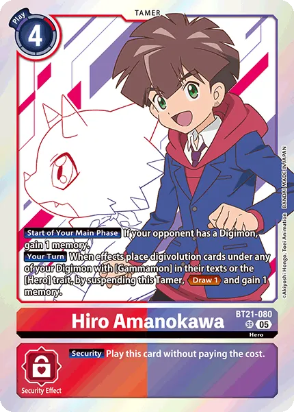 Hiro Amanokawa (BT21-080) card