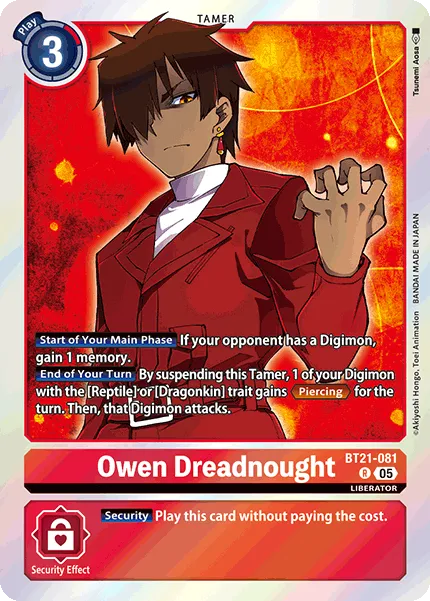Owen Dreadnought (BT21-081) card