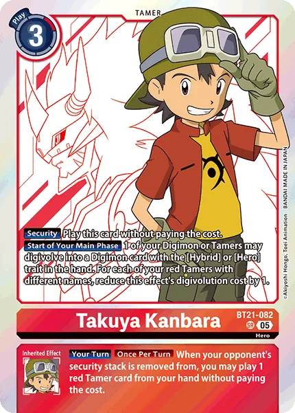 Takuya Kanbara (BT21-082) card