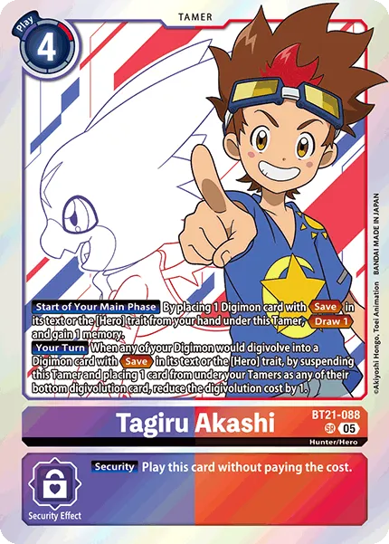 Tagiru Akashi (BT21-088) card