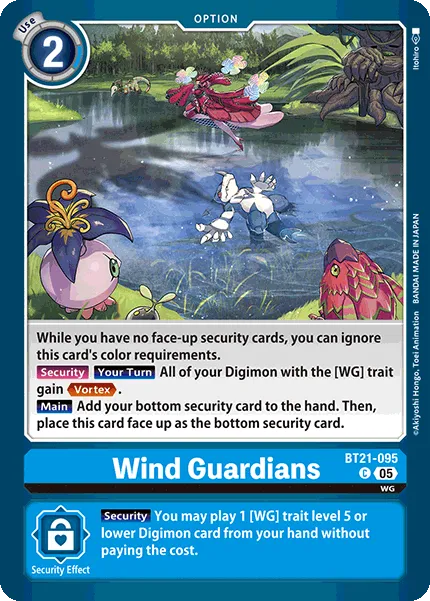 Wind Guardians (BT21-095) card
