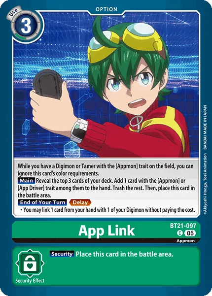 App Link (BT21-097) card