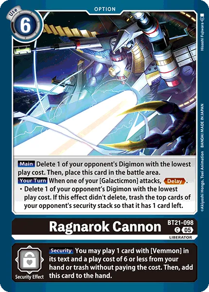 Ragnarok Cannon (BT21-098) card