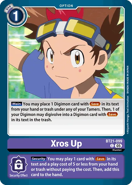 Xros Up (BT21-099) card