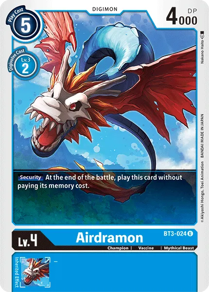 Airdramon (BT3-024) card