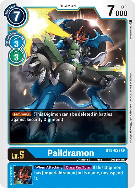 Paildramon (BT3-027) card