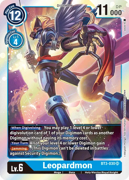 Leopardmon (BT3-030) card