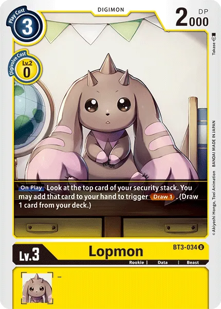 Lopmon (BT3-034) card