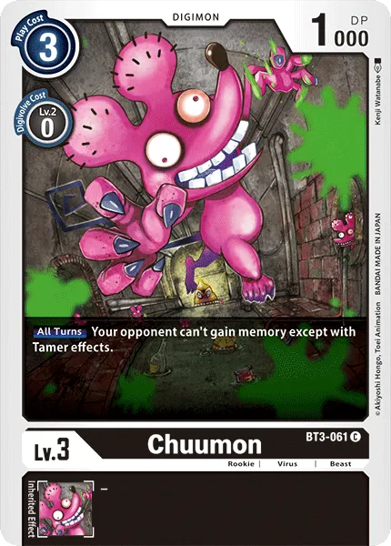 Chuumon (BT3-061) card