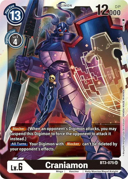 Craniamon (BT3-075) card