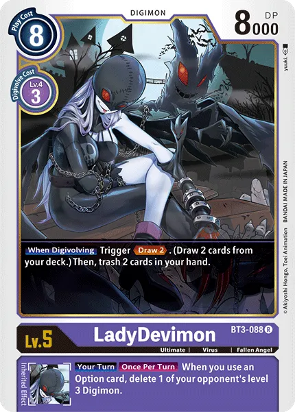 LadyDevimon (BT3-088) card
