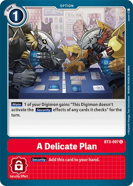 A Delicate Plan (BT3-097) card