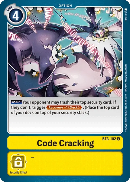 Code Cracking (BT3-102) card