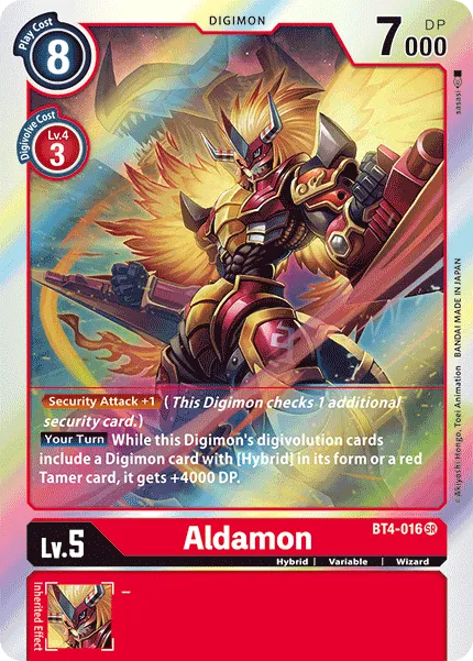 Aldamon (BT4-016) card
