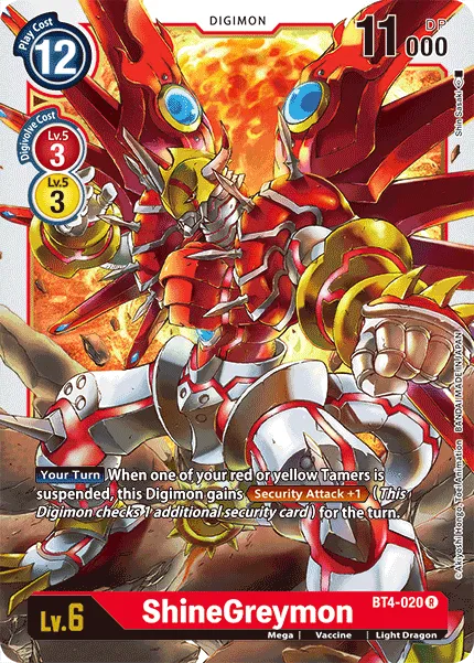 ShineGreymon (BT4-020) card