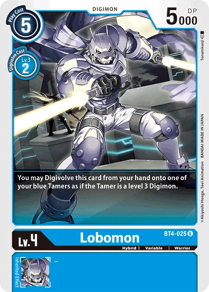 Lobomon (BT4-025) card