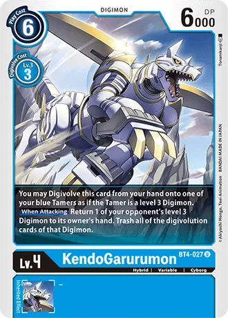 KendoGarurumon (BT4-027) card