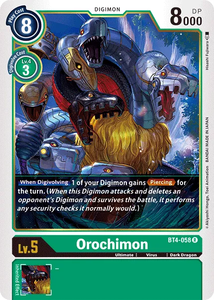 Orochimon (BT4-058) card