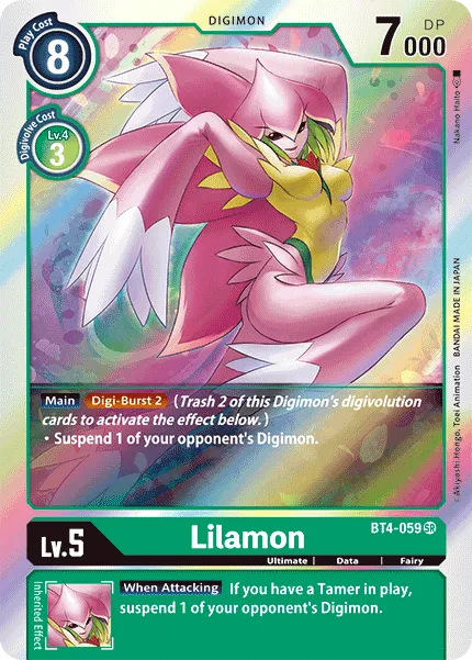 Lilamon (BT4-059) card