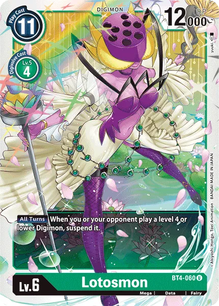 Lotosmon (BT4-060) card