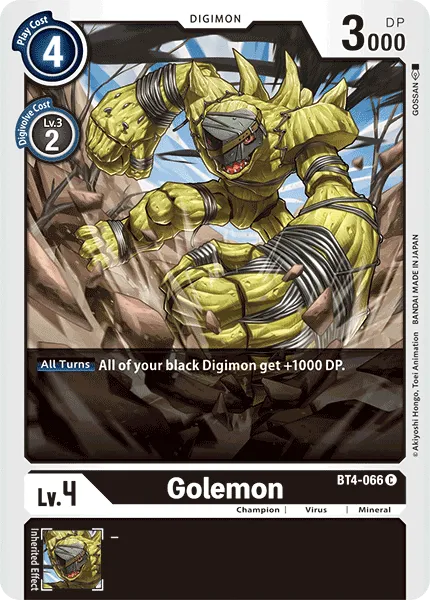 Golemon (BT4-066) card