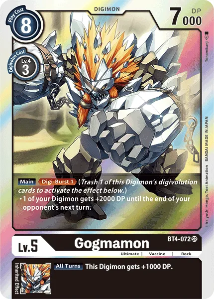 Gogmamon (BT4-072) card