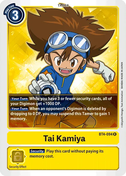 Tai Kamiya (BT4-094) card