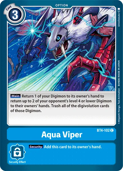 Aqua Viper (BT4-102) card