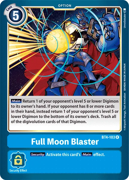 Full Moon Blaster (BT4-103) card