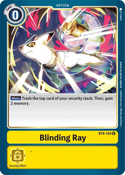 Blinding Ray (BT4-104) card