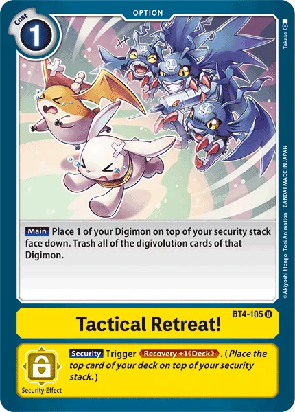 Tactical Retreat! (BT4-105) card