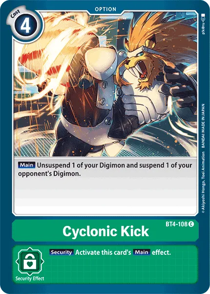 Cyclonic Kick (BT4-108) card