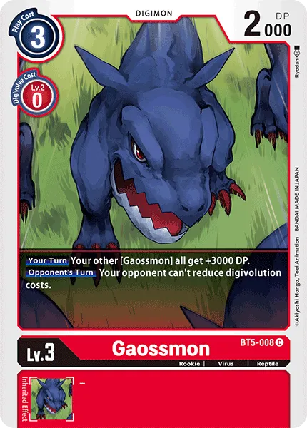 Gaossmon (BT5-008) card