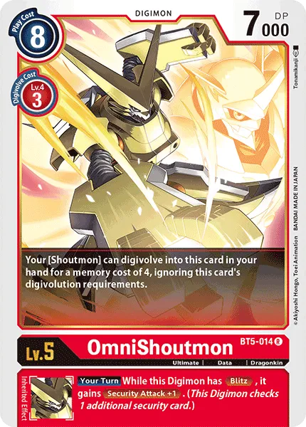 OmniShoutmon (BT5-014) card