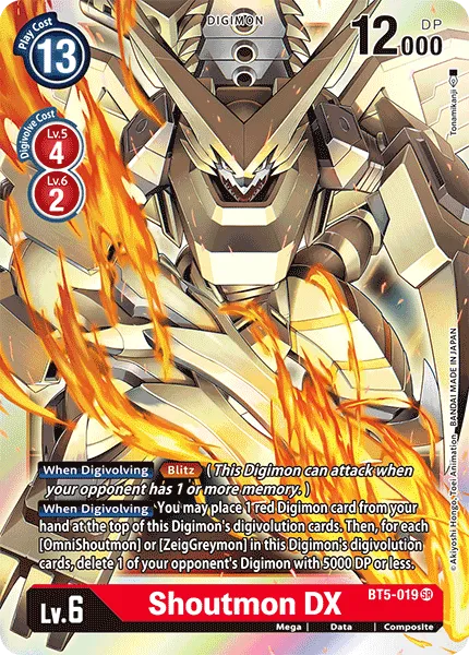 Shoutmon DX (BT5-019) card