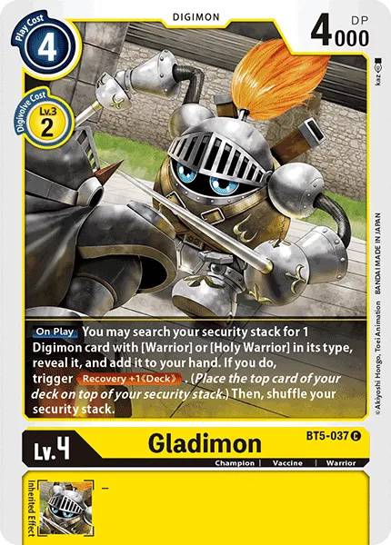 Gladimon (BT5-037) card