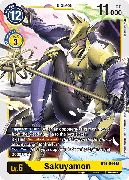 Sakuyamon (BT5-044) card