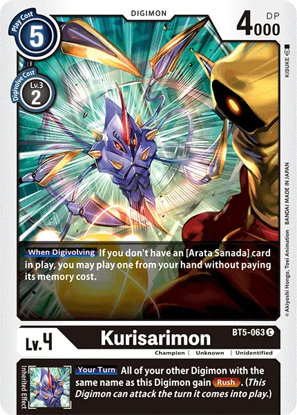 Kurisarimon (BT5-063) card