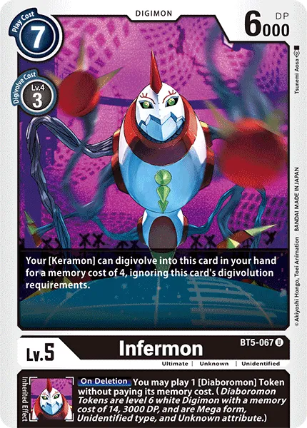 Infermon (BT5-067) card