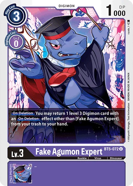 Fake Agumon Expert (BT5-072) card