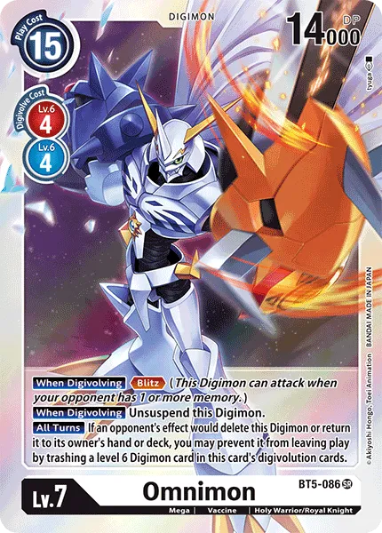 Omnimon (BT5-086) card