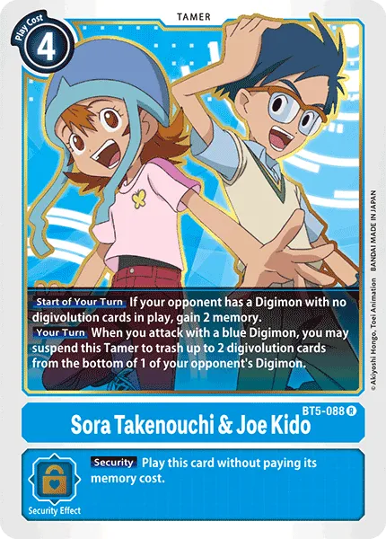 Sora Takenouchi & Joe Kido (BT5-088) card