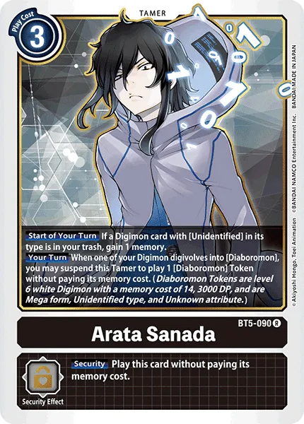 Arata Sanada (BT5-090) card