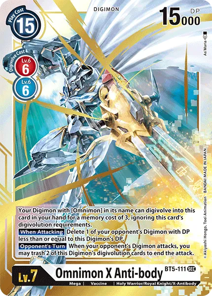 Omnimon (X Antibody) (BT5-111) card