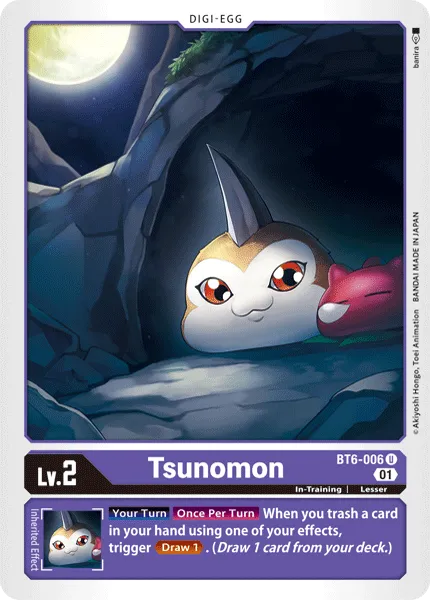 Tsunomon (BT6-006) card