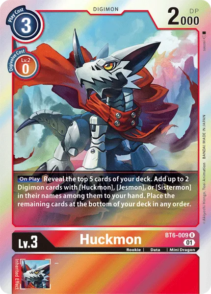 Huckmon (BT6-009) card
