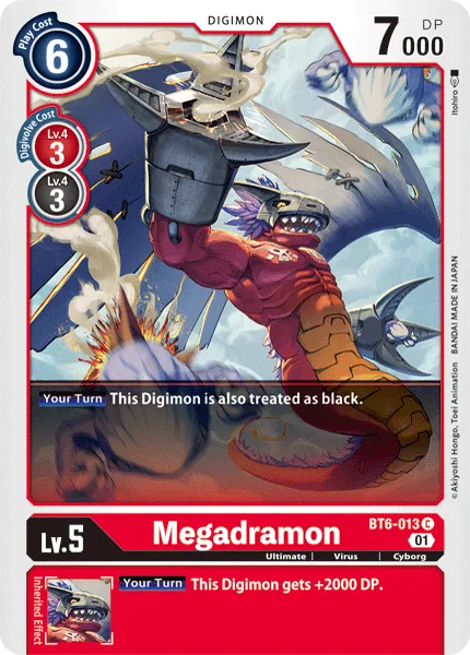 Megadramon (BT6-013) card