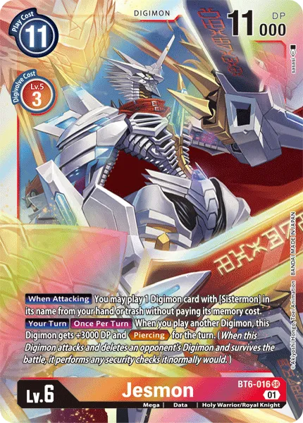 Jesmon (BT6-016) card