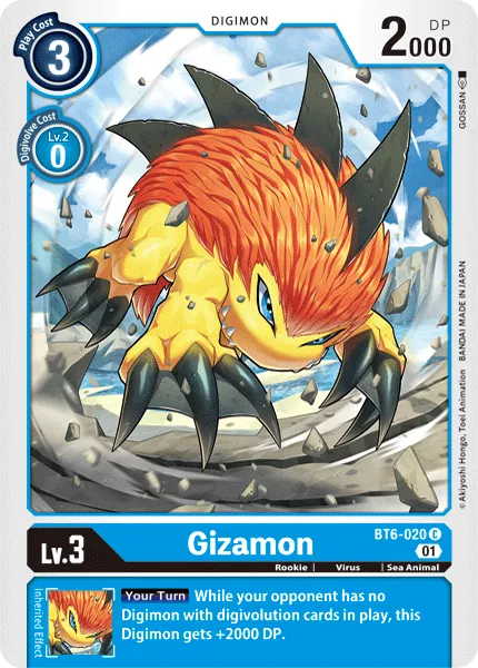 Gizamon (BT6-020) card