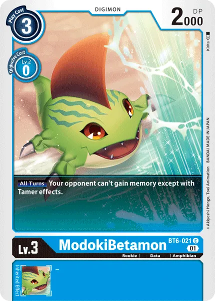 ModokiBetamon (BT6-021) card